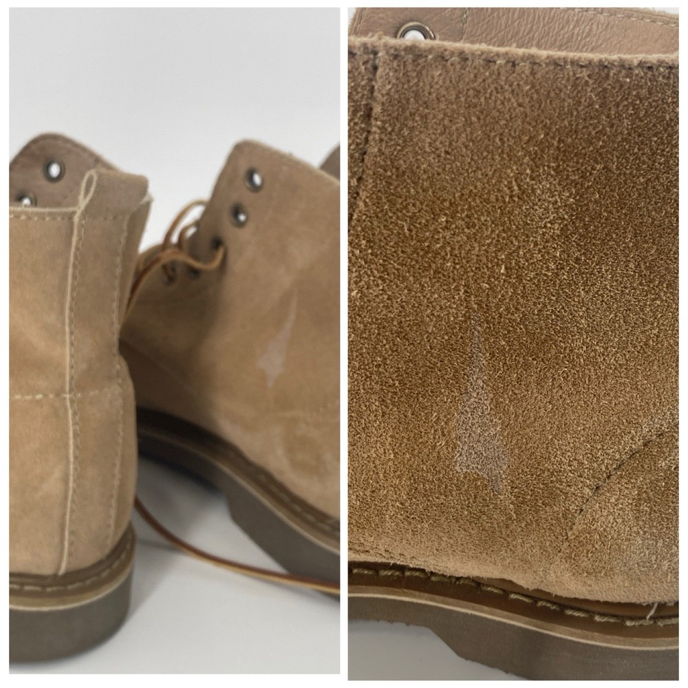 Golden Fox Footwear  Boondocker Service Boot Rough Out Leather Beige Size 9.5 - Picture 5 of 8